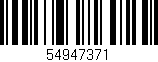 Código de barras (EAN, GTIN, SKU, ISBN): '54947371'