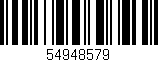 Código de barras (EAN, GTIN, SKU, ISBN): '54948579'