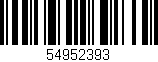 Código de barras (EAN, GTIN, SKU, ISBN): '54952393'