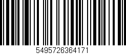 Código de barras (EAN, GTIN, SKU, ISBN): '5495726364171'