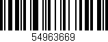 Código de barras (EAN, GTIN, SKU, ISBN): '54963669'
