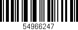 Código de barras (EAN, GTIN, SKU, ISBN): '54966247'