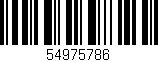 Código de barras (EAN, GTIN, SKU, ISBN): '54975786'
