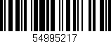 Código de barras (EAN, GTIN, SKU, ISBN): '54995217'