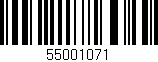 Código de barras (EAN, GTIN, SKU, ISBN): '55001071'