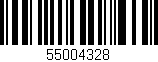 Código de barras (EAN, GTIN, SKU, ISBN): '55004328'