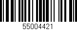 Código de barras (EAN, GTIN, SKU, ISBN): '55004421'