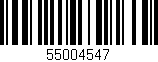 Código de barras (EAN, GTIN, SKU, ISBN): '55004547'