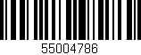 Código de barras (EAN, GTIN, SKU, ISBN): '55004786'