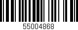 Código de barras (EAN, GTIN, SKU, ISBN): '55004868'