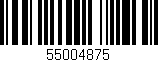 Código de barras (EAN, GTIN, SKU, ISBN): '55004875'
