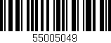 Código de barras (EAN, GTIN, SKU, ISBN): '55005049'