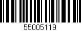 Código de barras (EAN, GTIN, SKU, ISBN): '55005119'