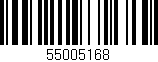 Código de barras (EAN, GTIN, SKU, ISBN): '55005168'