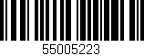 Código de barras (EAN, GTIN, SKU, ISBN): '55005223'
