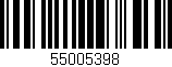 Código de barras (EAN, GTIN, SKU, ISBN): '55005398'