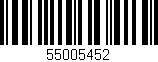 Código de barras (EAN, GTIN, SKU, ISBN): '55005452'