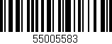 Código de barras (EAN, GTIN, SKU, ISBN): '55005583'