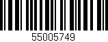 Código de barras (EAN, GTIN, SKU, ISBN): '55005749'