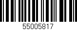 Código de barras (EAN, GTIN, SKU, ISBN): '55005817'