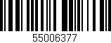 Código de barras (EAN, GTIN, SKU, ISBN): '55006377'