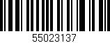 Código de barras (EAN, GTIN, SKU, ISBN): '55023137'