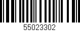 Código de barras (EAN, GTIN, SKU, ISBN): '55023302'
