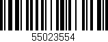 Código de barras (EAN, GTIN, SKU, ISBN): '55023554'