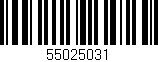 Código de barras (EAN, GTIN, SKU, ISBN): '55025031'