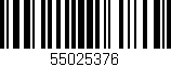 Código de barras (EAN, GTIN, SKU, ISBN): '55025376'