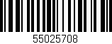 Código de barras (EAN, GTIN, SKU, ISBN): '55025708'