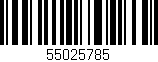 Código de barras (EAN, GTIN, SKU, ISBN): '55025785'
