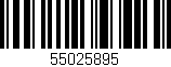 Código de barras (EAN, GTIN, SKU, ISBN): '55025895'