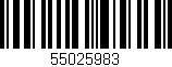 Código de barras (EAN, GTIN, SKU, ISBN): '55025983'