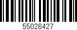 Código de barras (EAN, GTIN, SKU, ISBN): '55026427'