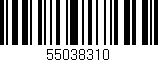 Código de barras (EAN, GTIN, SKU, ISBN): '55038310'