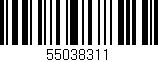 Código de barras (EAN, GTIN, SKU, ISBN): '55038311'