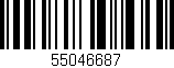 Código de barras (EAN, GTIN, SKU, ISBN): '55046687'