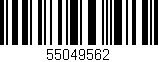 Código de barras (EAN, GTIN, SKU, ISBN): '55049562'
