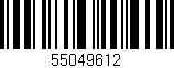 Código de barras (EAN, GTIN, SKU, ISBN): '55049612'