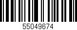 Código de barras (EAN, GTIN, SKU, ISBN): '55049674'
