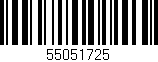 Código de barras (EAN, GTIN, SKU, ISBN): '55051725'