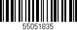 Código de barras (EAN, GTIN, SKU, ISBN): '55051835'