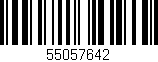 Código de barras (EAN, GTIN, SKU, ISBN): '55057642'
