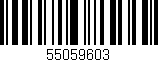 Código de barras (EAN, GTIN, SKU, ISBN): '55059603'