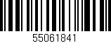 Código de barras (EAN, GTIN, SKU, ISBN): '55061841'