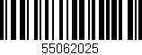 Código de barras (EAN, GTIN, SKU, ISBN): '55062025'