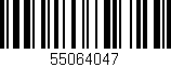 Código de barras (EAN, GTIN, SKU, ISBN): '55064047'
