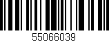 Código de barras (EAN, GTIN, SKU, ISBN): '55066039'