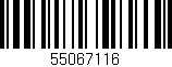 Código de barras (EAN, GTIN, SKU, ISBN): '55067116'